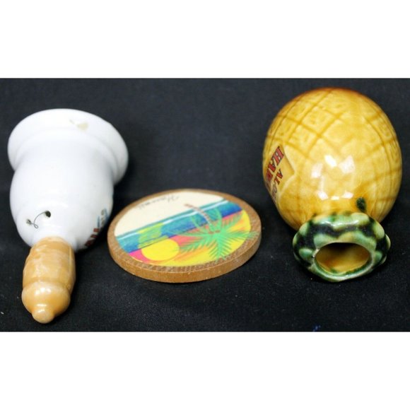 3 Hawaii Mini Souvenirs Magnet Sunset Pineapple Vase 50th State Bell Travel USA - Picture 6 of 9